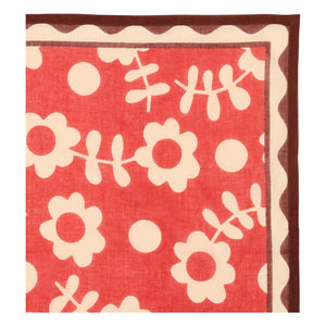 Apaches - Small Floral Dupitta Shawl | Red