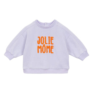 Arsène et Les Pipelettes - Elisée Sweatshirt aus Bio-Baumwolle | Lila
