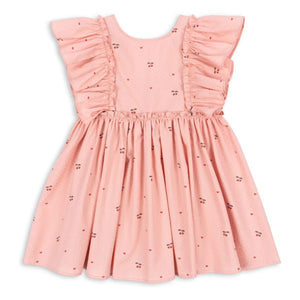 Konges Sløjd - Evia Cerises bow dress | Pink