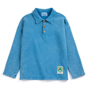 Bobo Choses - Organik Pamuklu Sweat Polo | Mavi