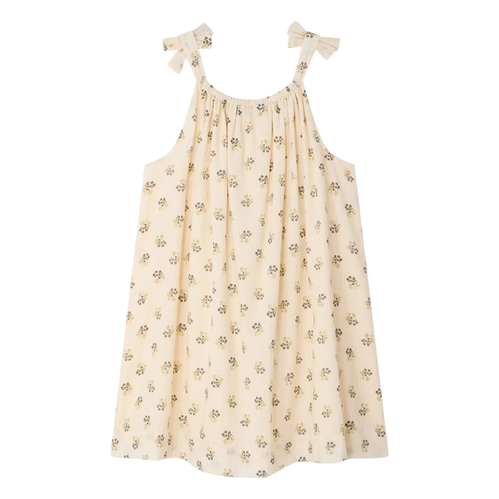 Bonpoint - Eloise Fleurie Kleid aus Bio-Baumwolle | Ecru