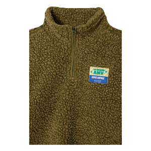 American Vintage - Hoktown Halb-Reißverschluss-Sweatshirt | Khaki-Braun