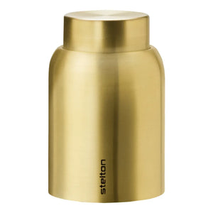 Stelton - Brushed Brass Bottle Stopper | Brass