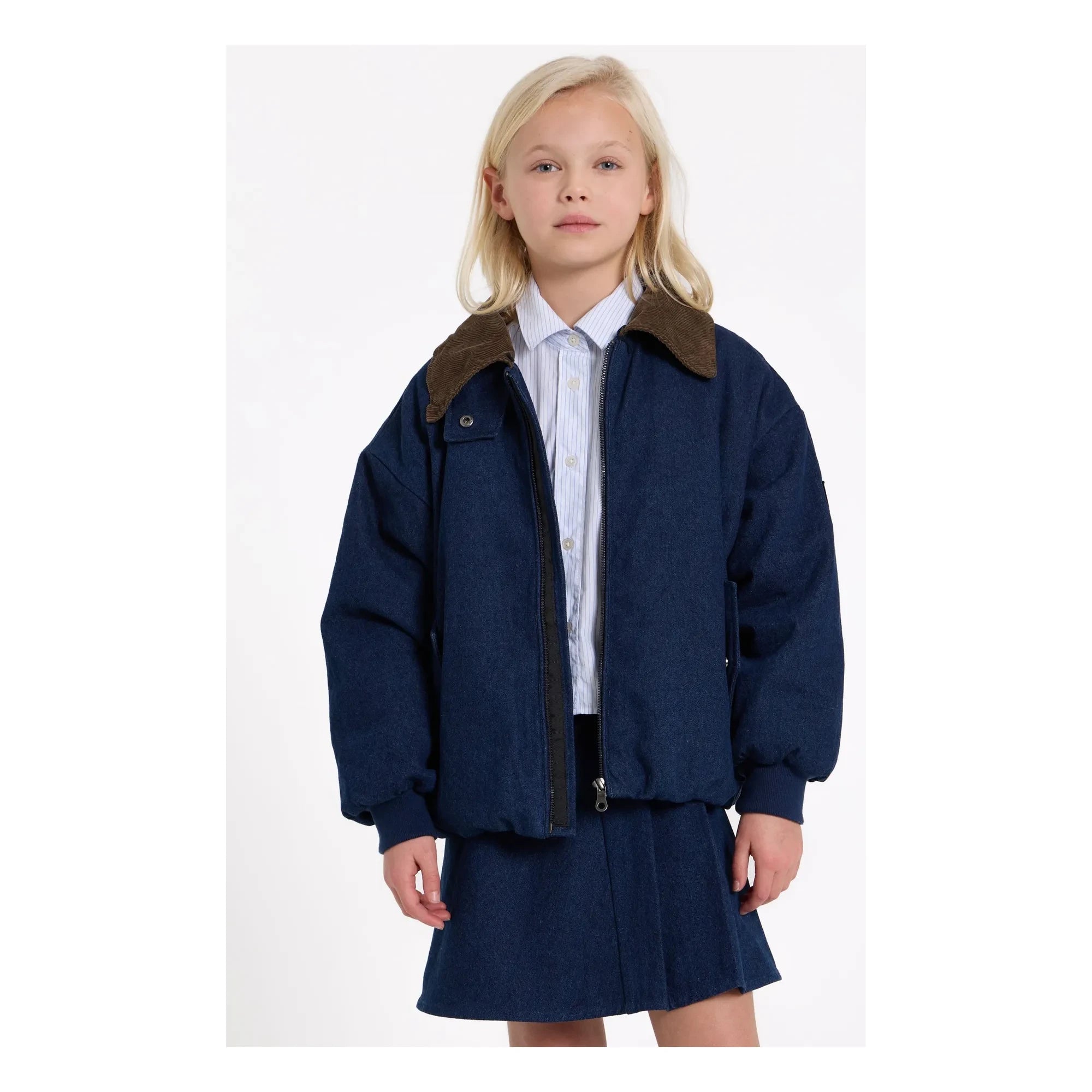 Finger in the nose - Aria Denim Aviatör Ceket | Denim brut