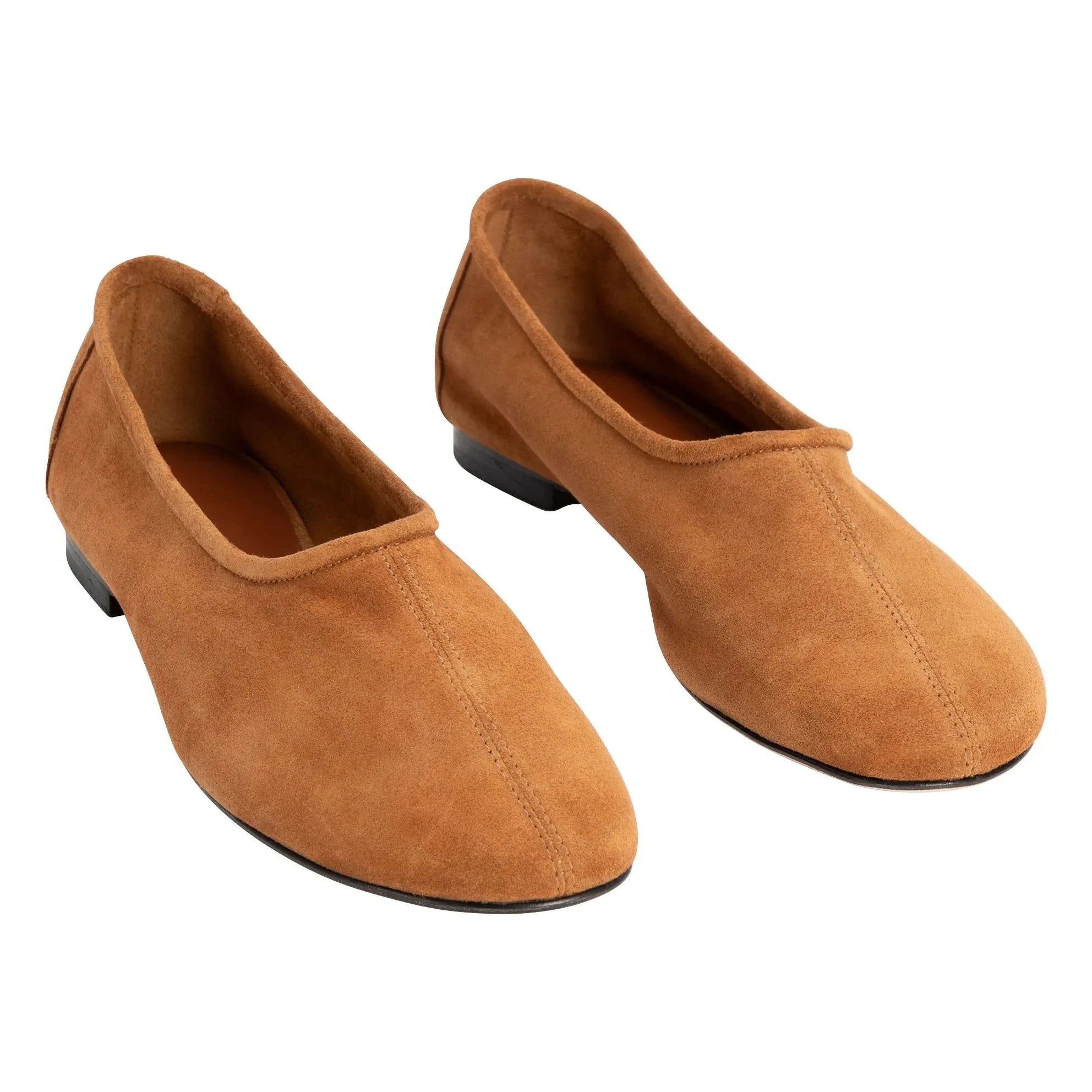BY FAR - Prudence Süet Babet | Camel