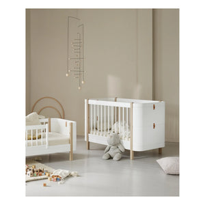 Oliver Furniture - Oak Ahşap Mini+ beşik yatağı, junior kit hariç