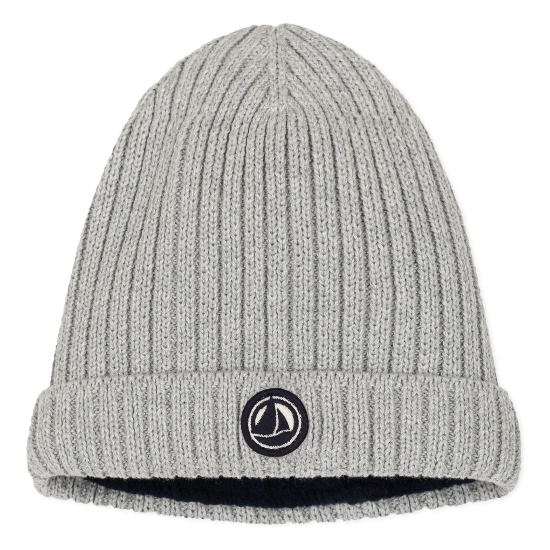 Petit Bateau - Gri Bebek Polar Bonnet