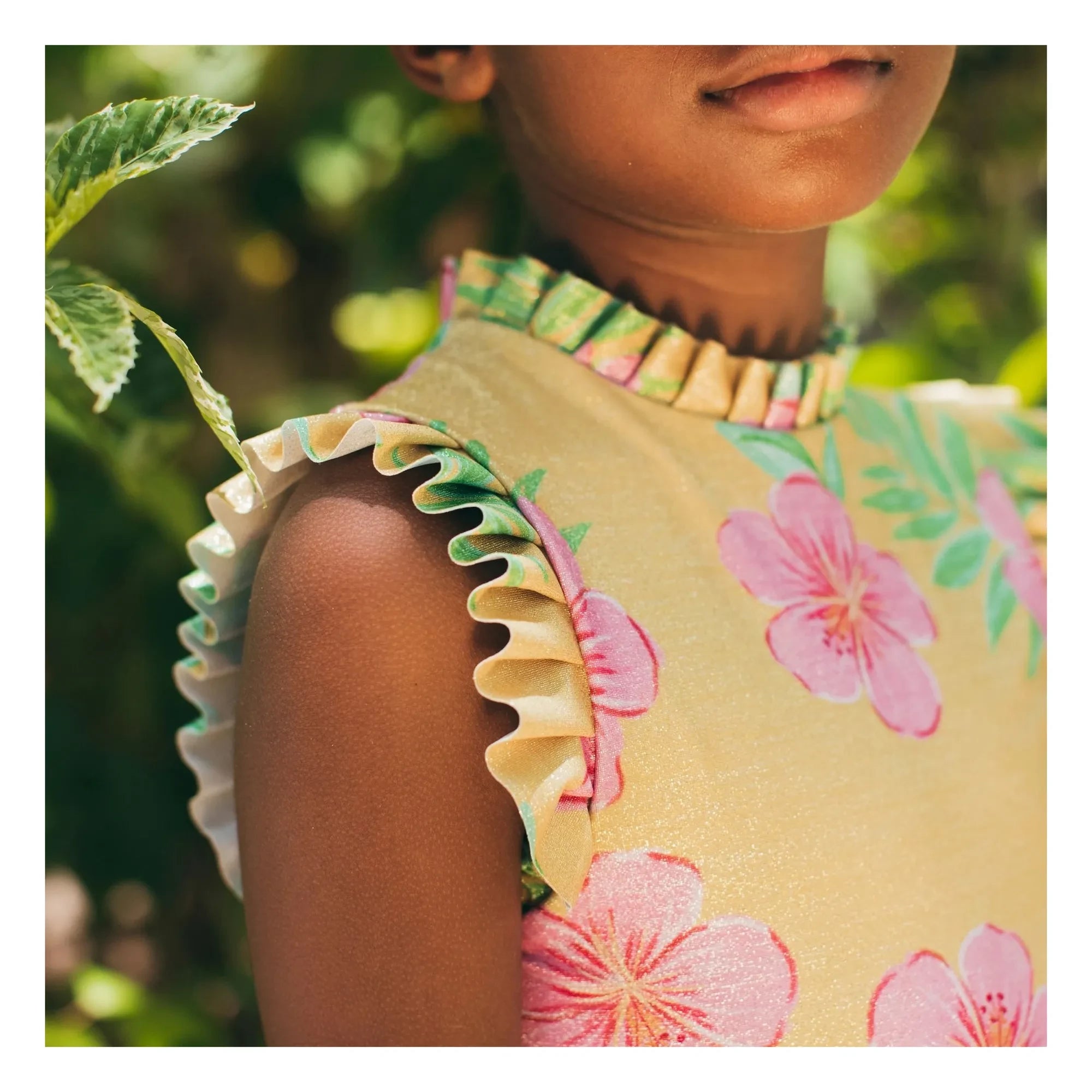 Pepita & Me - Alisson Parlak Hibiskus Mayo | Sarı