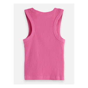 Scotch & Soda - Geripptes Tanktop | Rosa