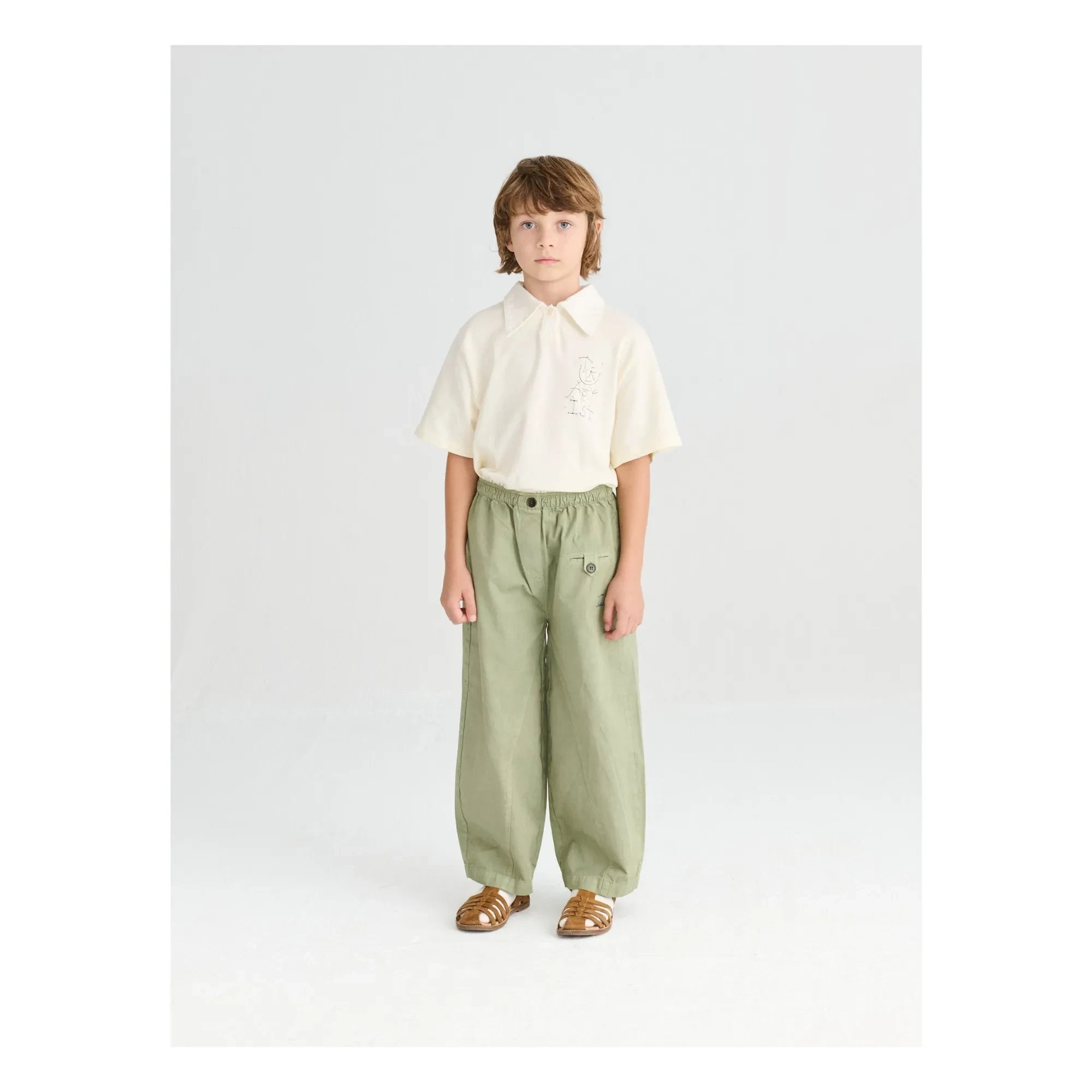 True Artist - Ample Pants No.15 Organic Cotton | Khaki