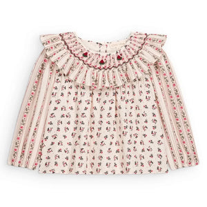 Louise Misha - Ilaria Bluse aus Bio-Baumwolle | Creme