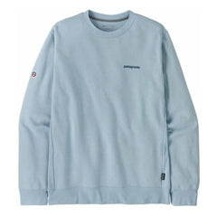 Patagonia - Fitz Roy Icon Uprisal Crew Sweatshirt Recycled Fibers | Light Blue
