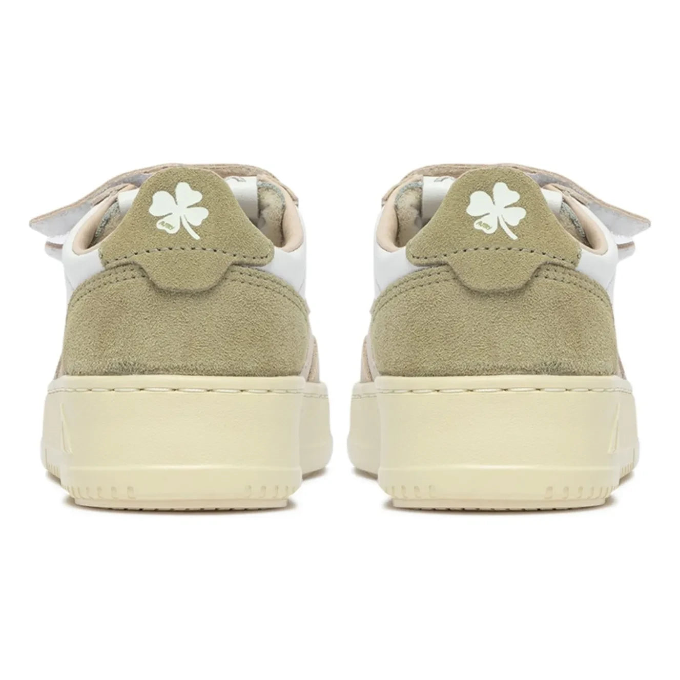 Autry - Kids Kidstripes Low Tricolor Süet Sneakers | Light khaki