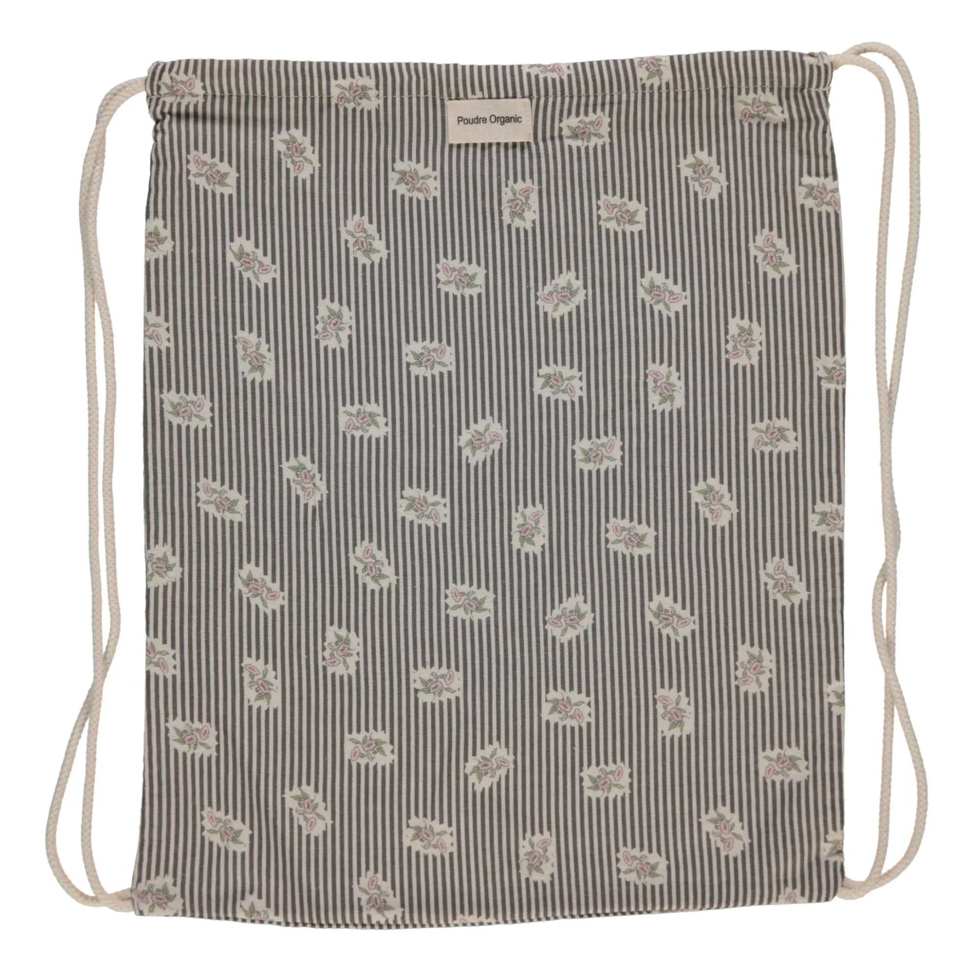 Poudre Organic - Pink Floral Backpack | Gray