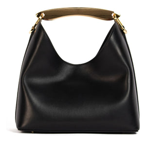 Elleme - Boomerang Ledertasche | Schwarz