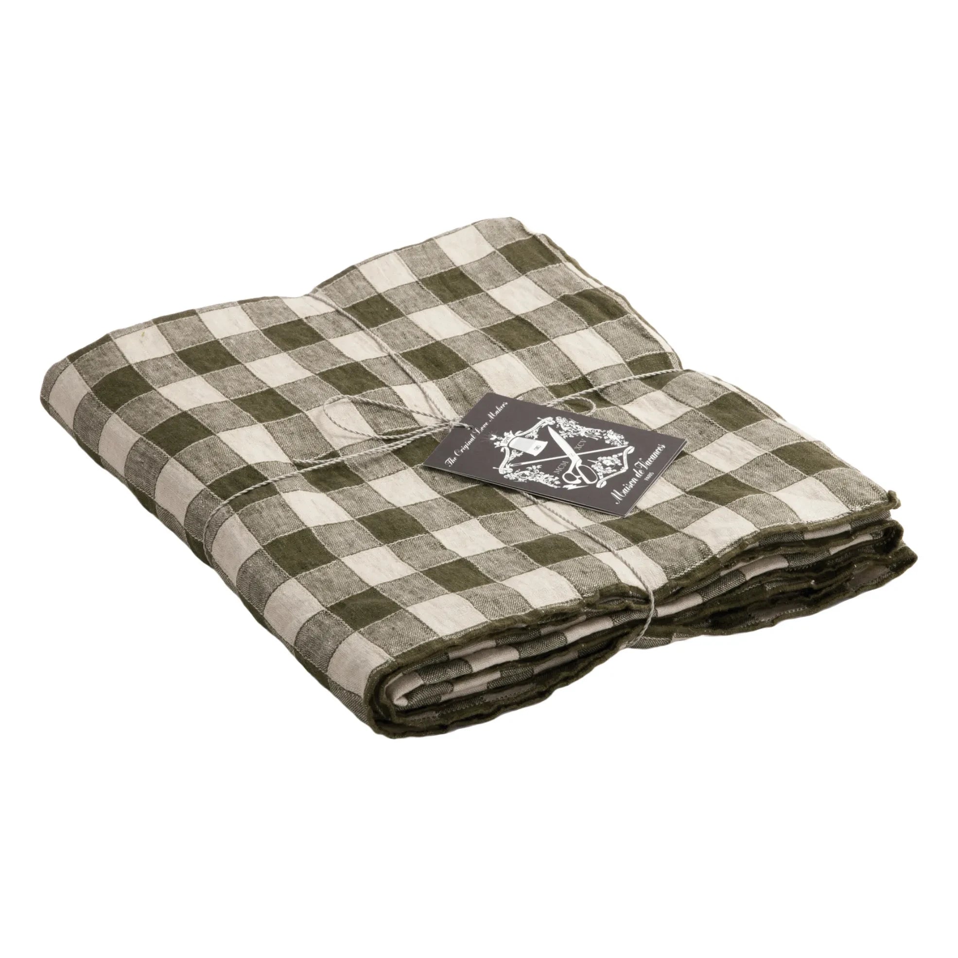 Maison de Vacances - Bourdon Vintage Canvas-Tischdecke | Laurier