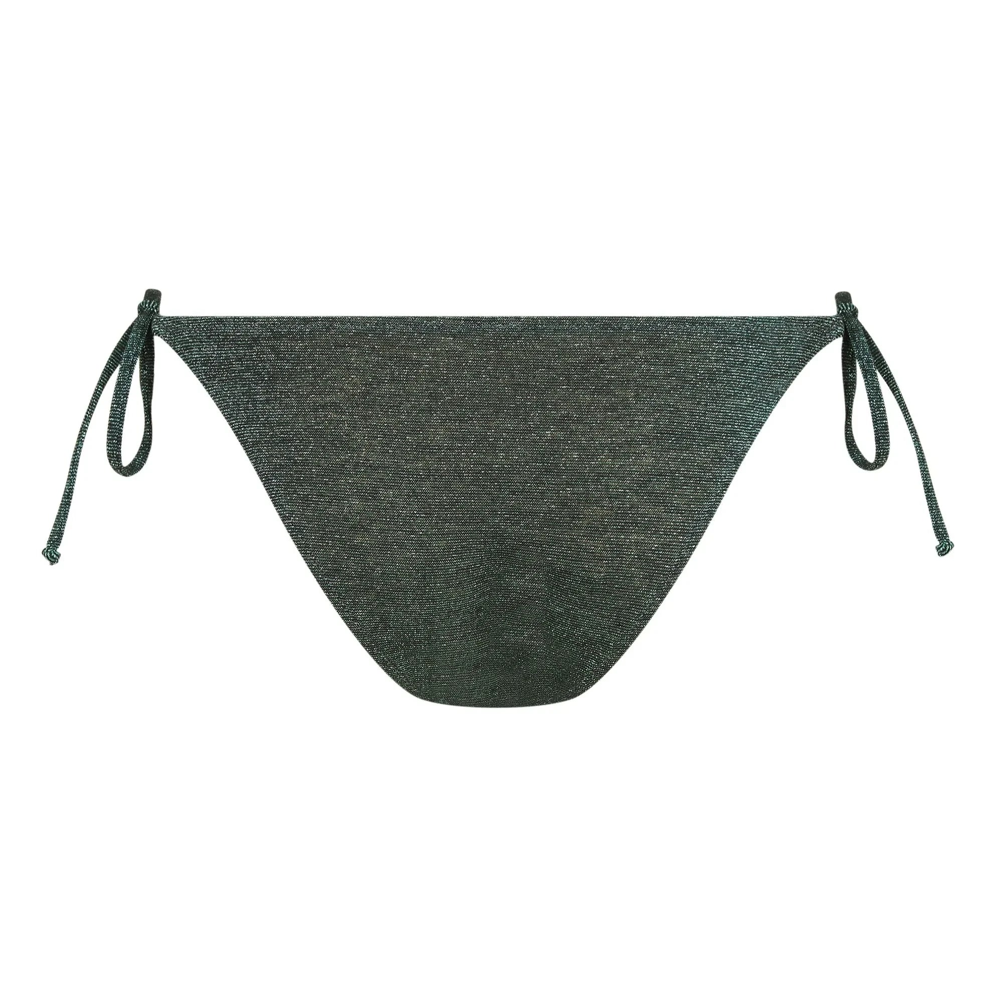 Momoni - Malene Metallic Shorts | Green