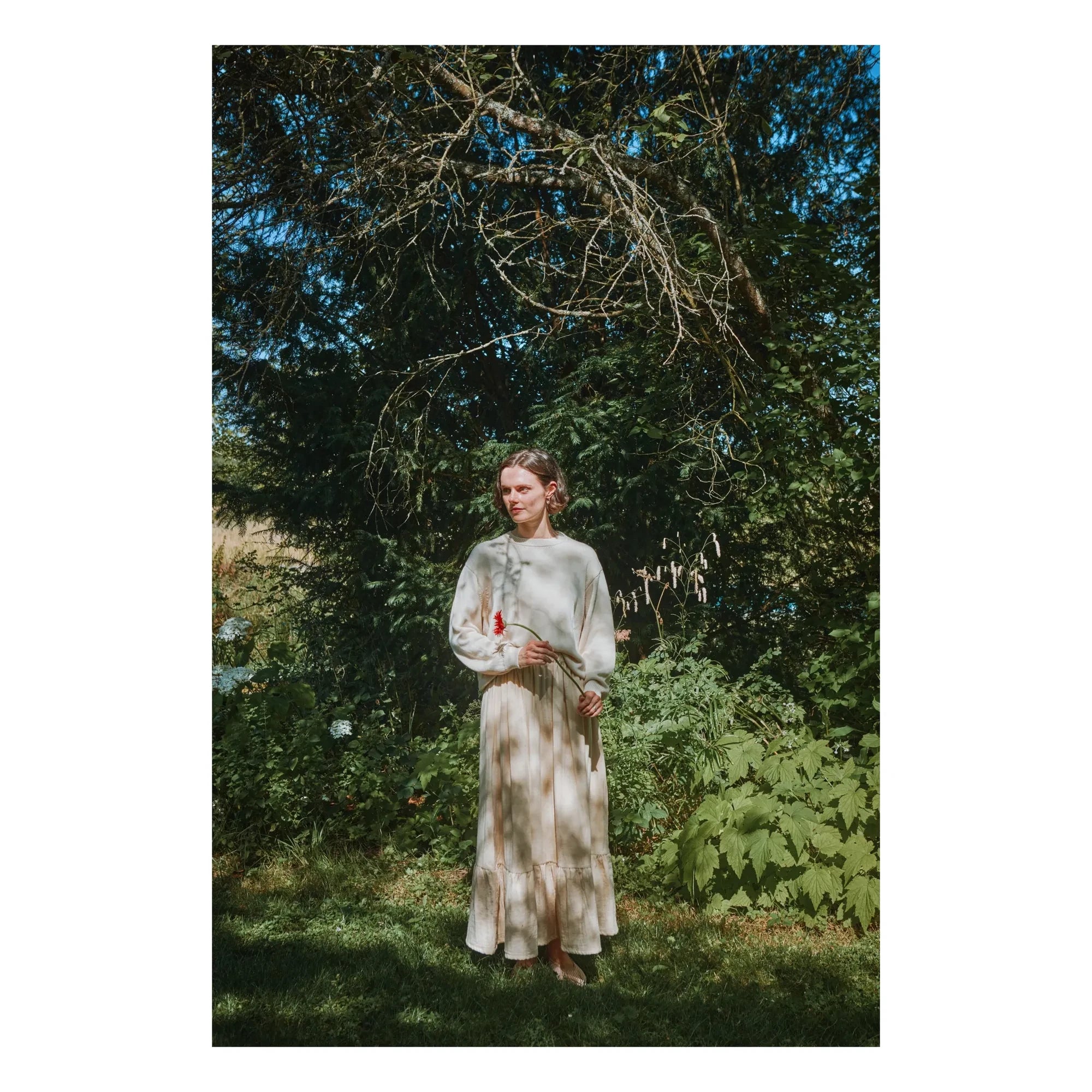 Poudre Organic - The Adulte Organik Pamuk Kazak | Ecru