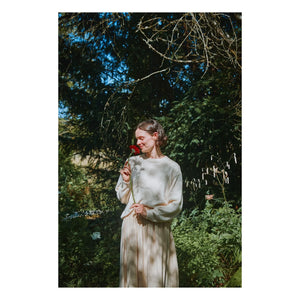 Poudre Organic - The Adulte Organik Pamuk Kazak | Ecru