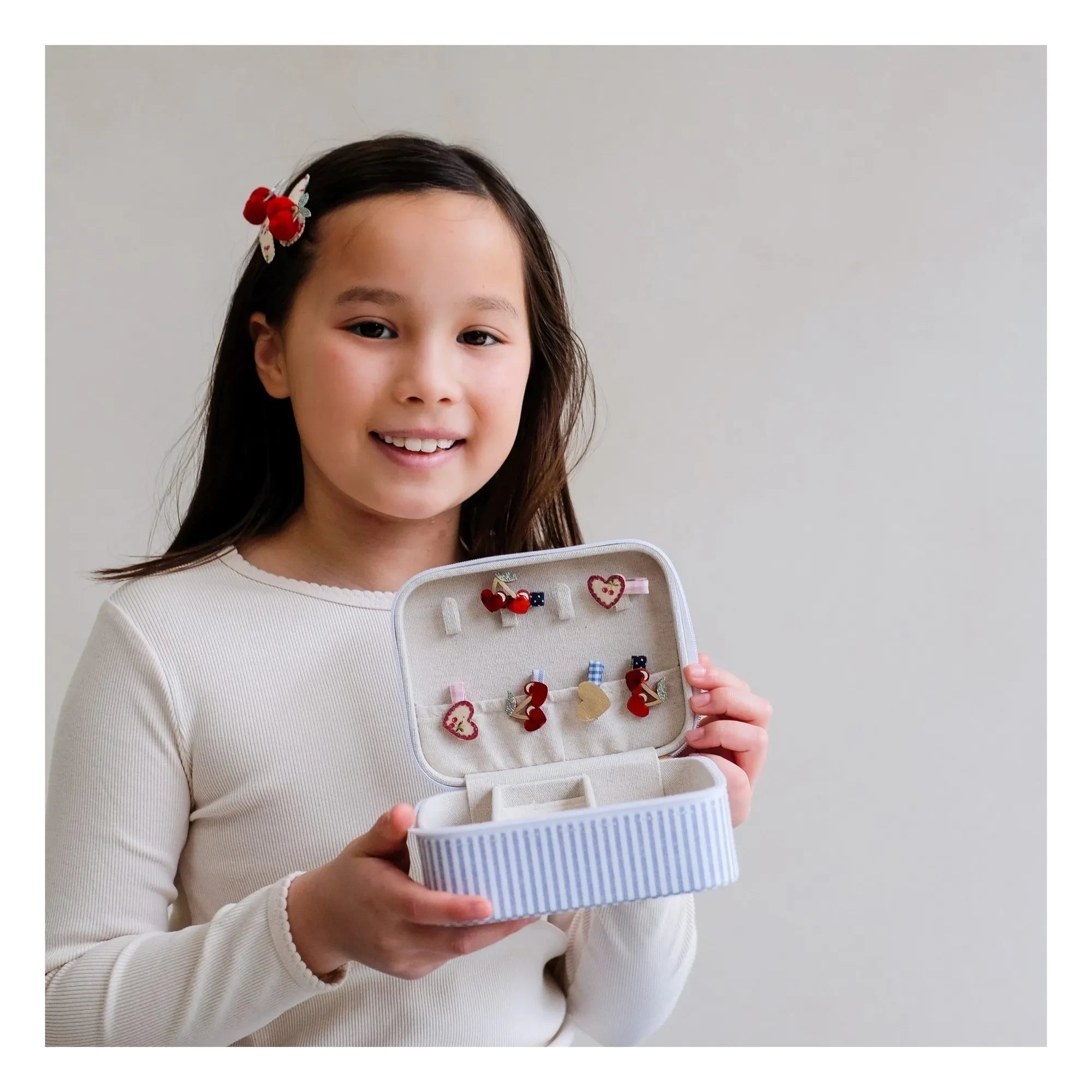 Mimi & Lula - Cherry Jewelry Box | Blue