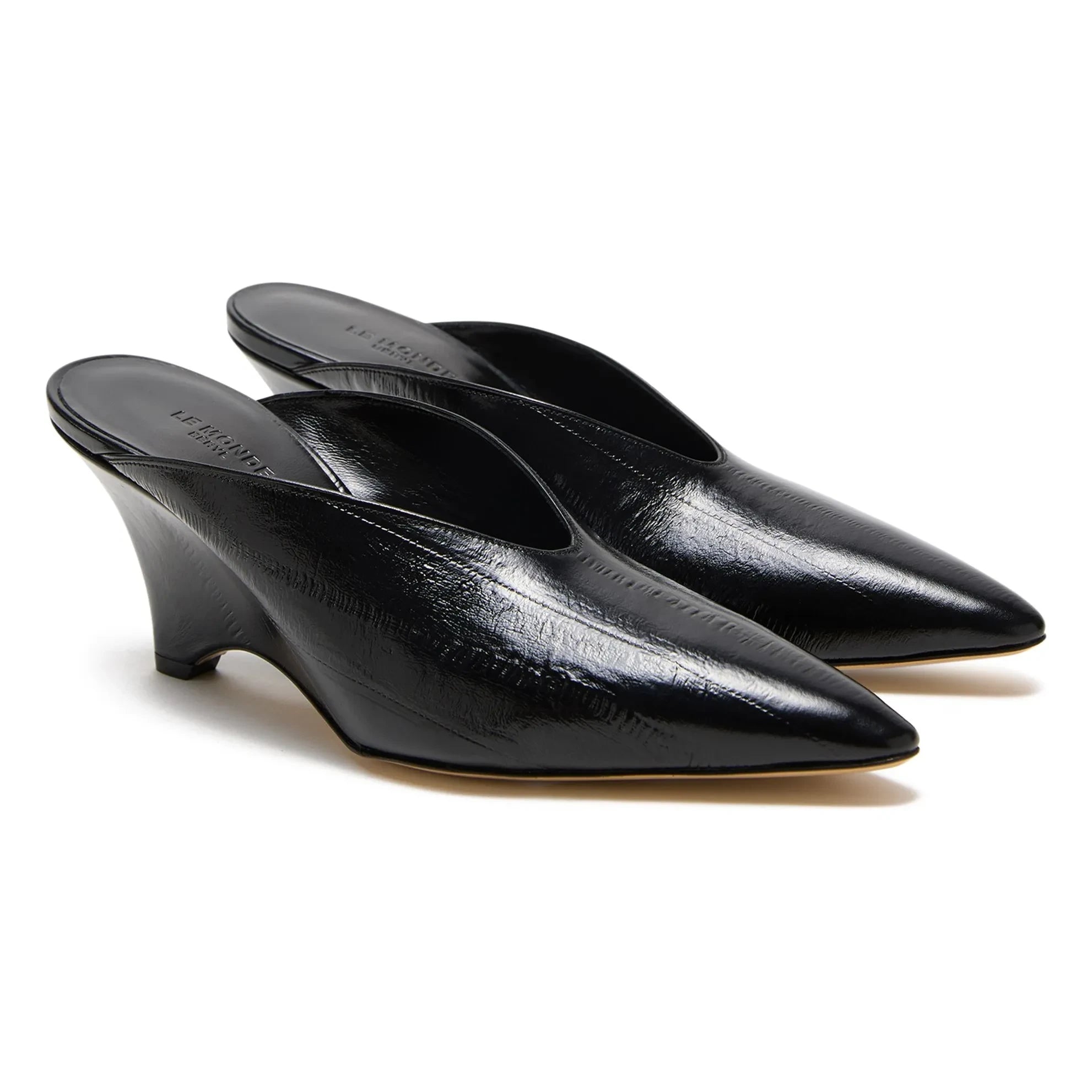 Le Monde Beryl - Victoria Leder-Mules | Schwarz