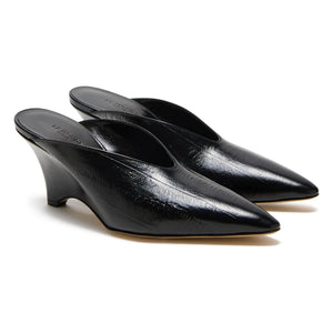 Le Monde Beryl - Victoria Leder-Mules | Schwarz