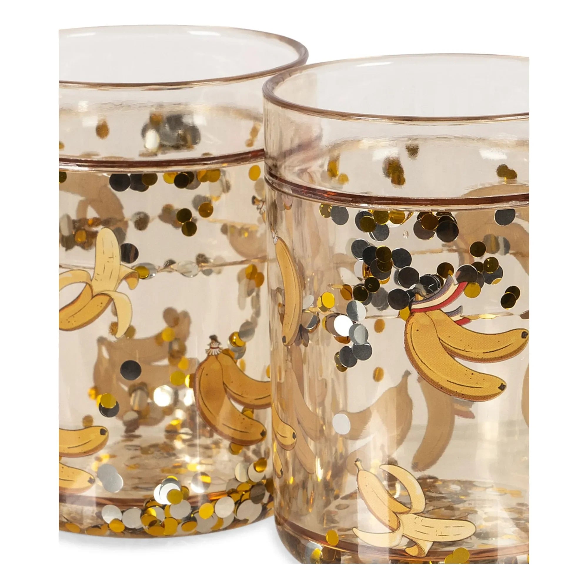 Konges Sløjd - Bananenförmige Becher - 2er Set | Gelb