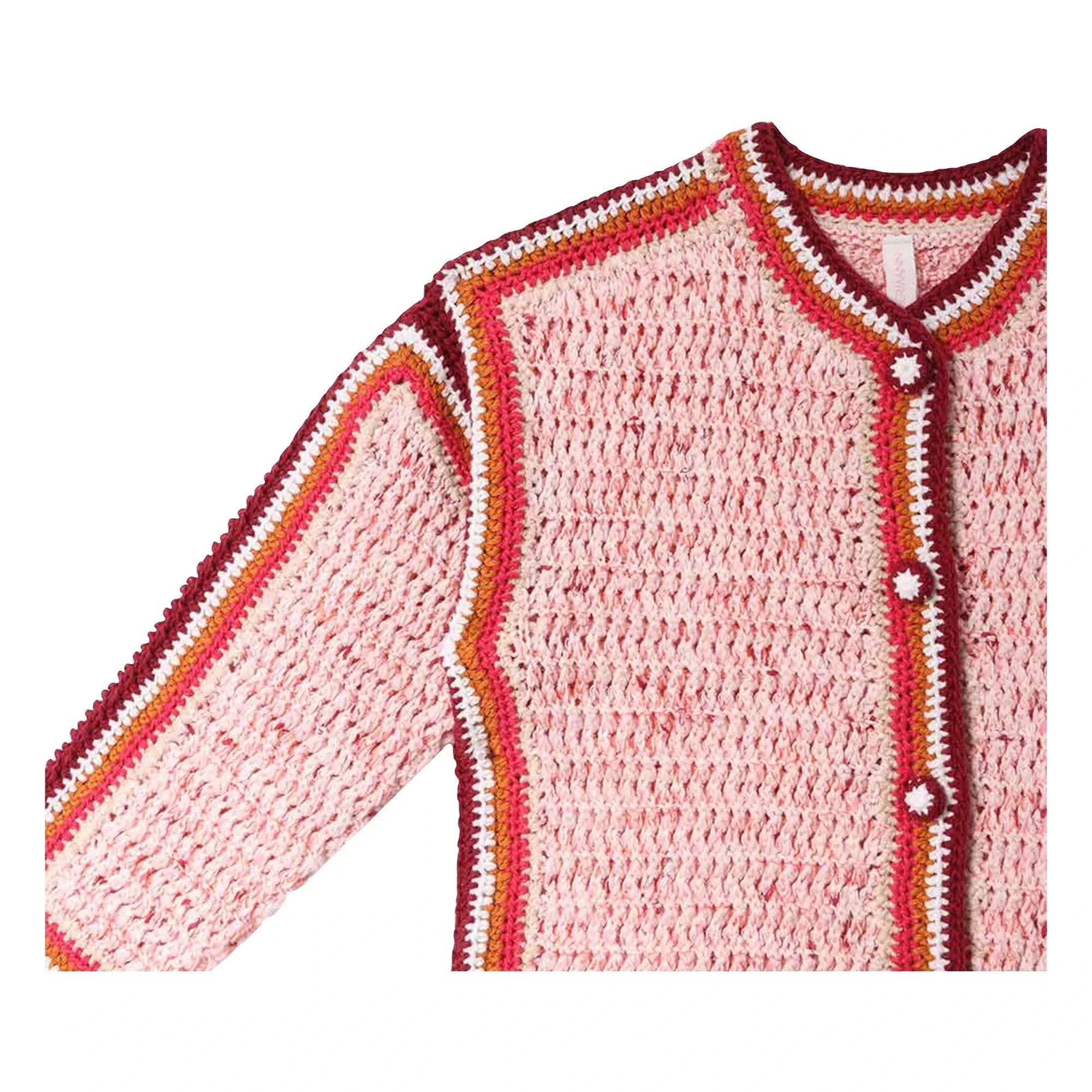 Zimmermann - Patience Kroşe Ceket | Açık Pembe