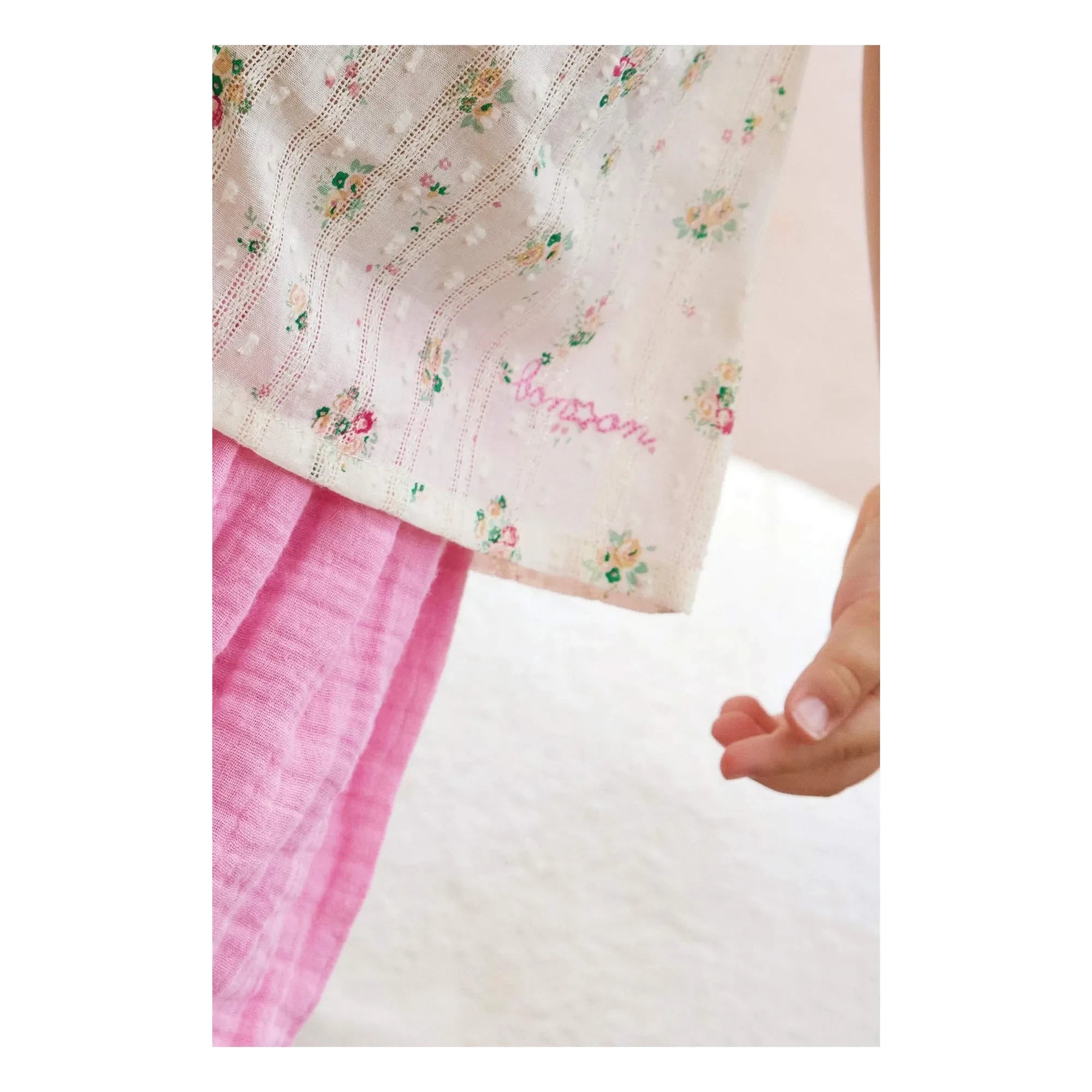 Bonton - Lorelei Blumensträuße Claudine-Kragenhemd | Ecru
