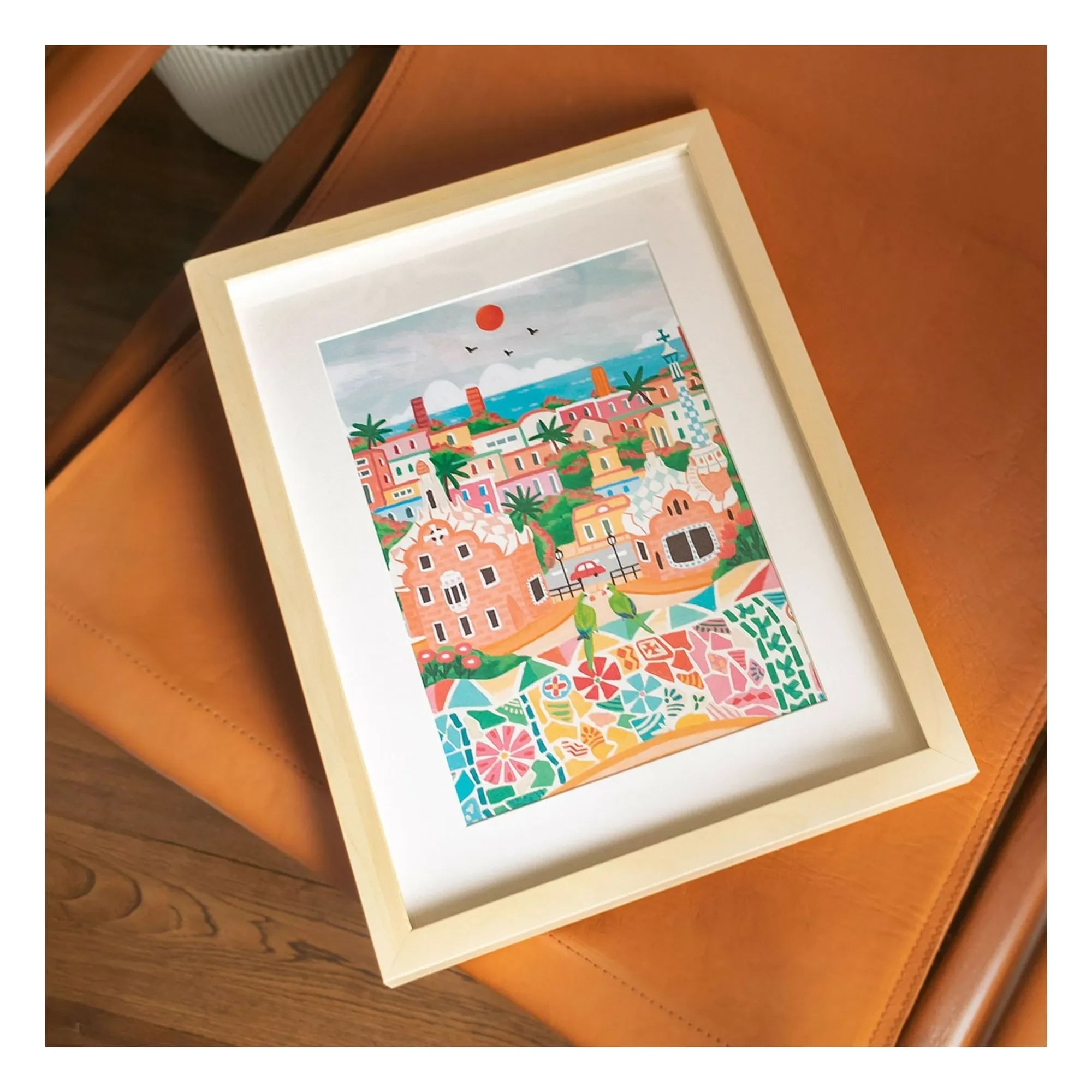 La Petite Épicerie – Malen nach Zahlen Kit Barcelona von Dazlstudio