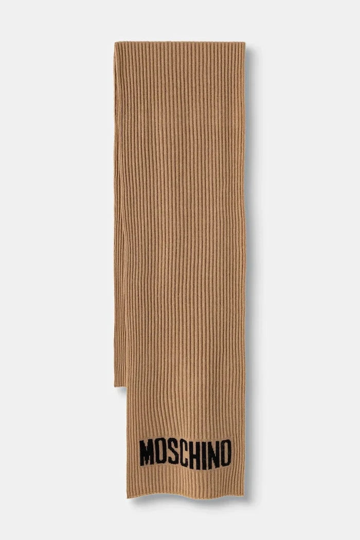Moschino erkek yün eşarp