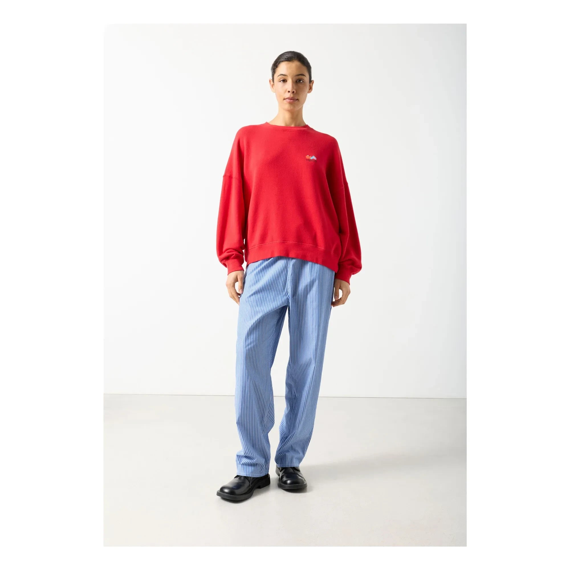 American Vintage - Atubay Cotton Sweatshirt | Tomato Red