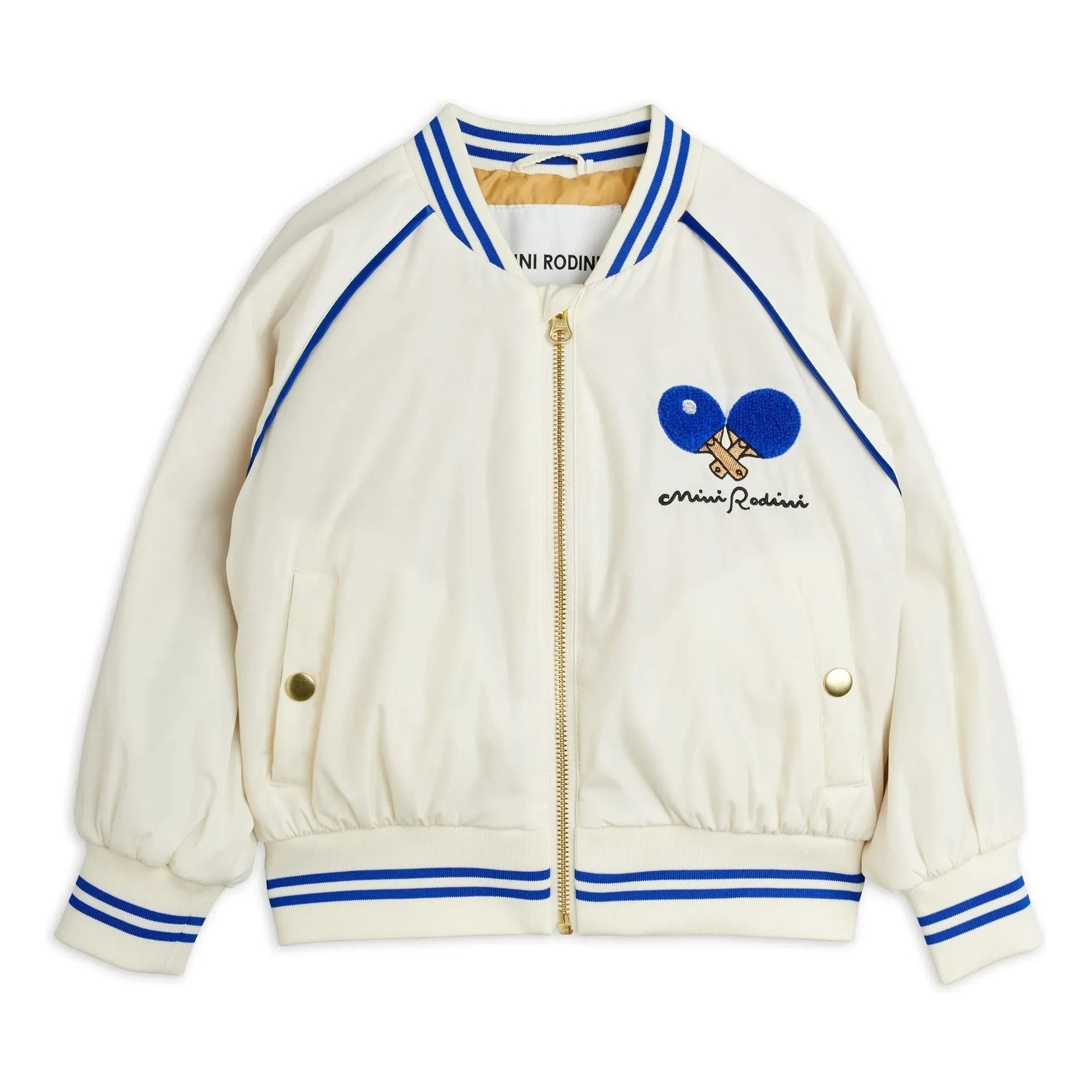 Mini Rodini - Recycled Fiber Ping Pong Jacket | White