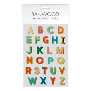 Banwood - Yansıtıcı Çıkartmalar - Alfabe
