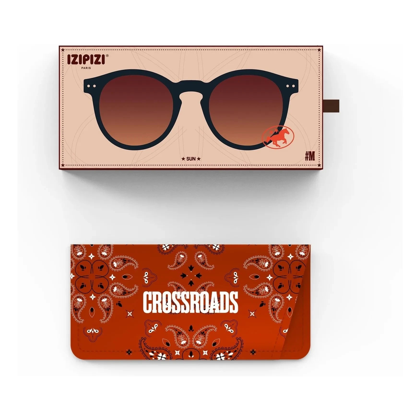 IZIPIZI - Sonnenbrille #M | Glänzend Schwarz