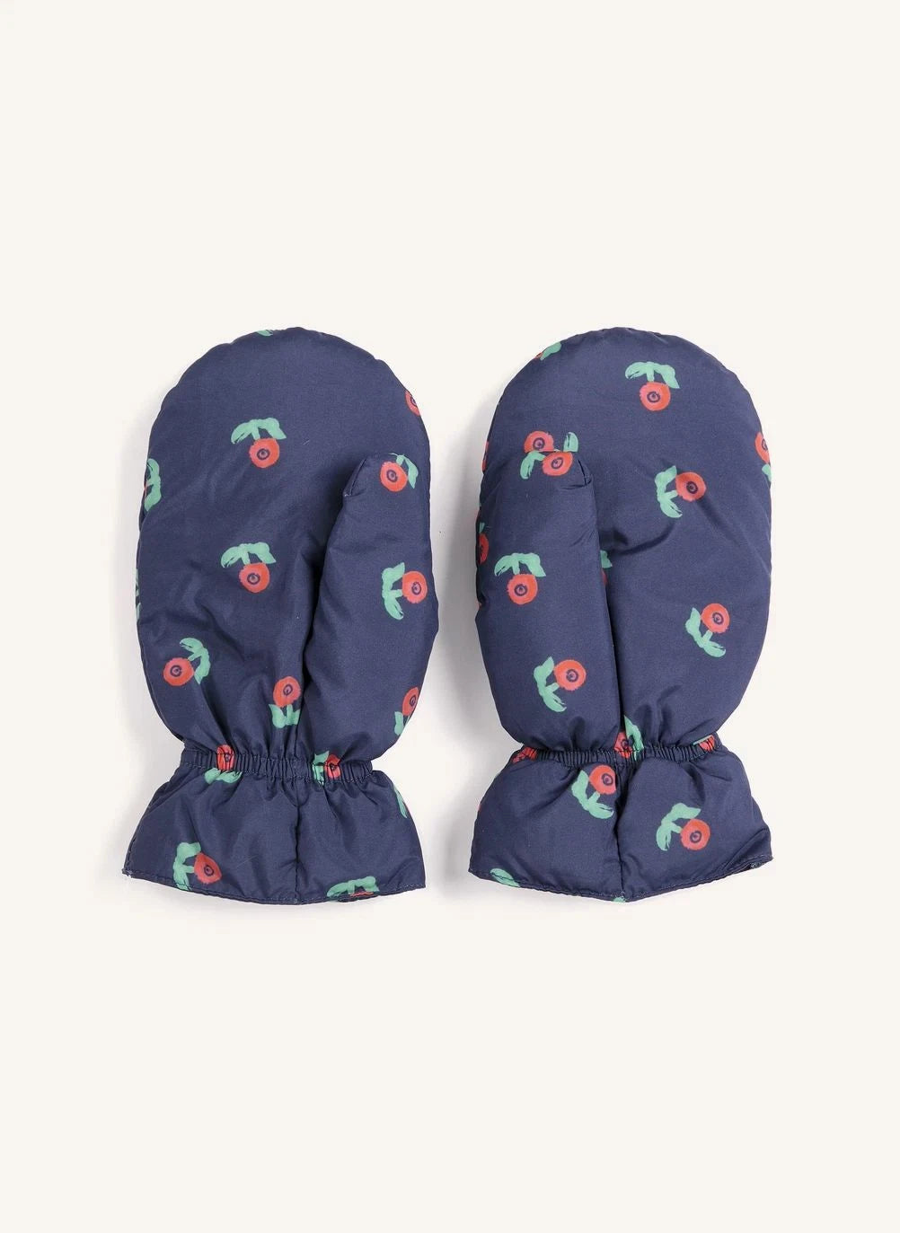Bobo Choses - Florale Handschuhe aus recycelten Fasern | Marineblau