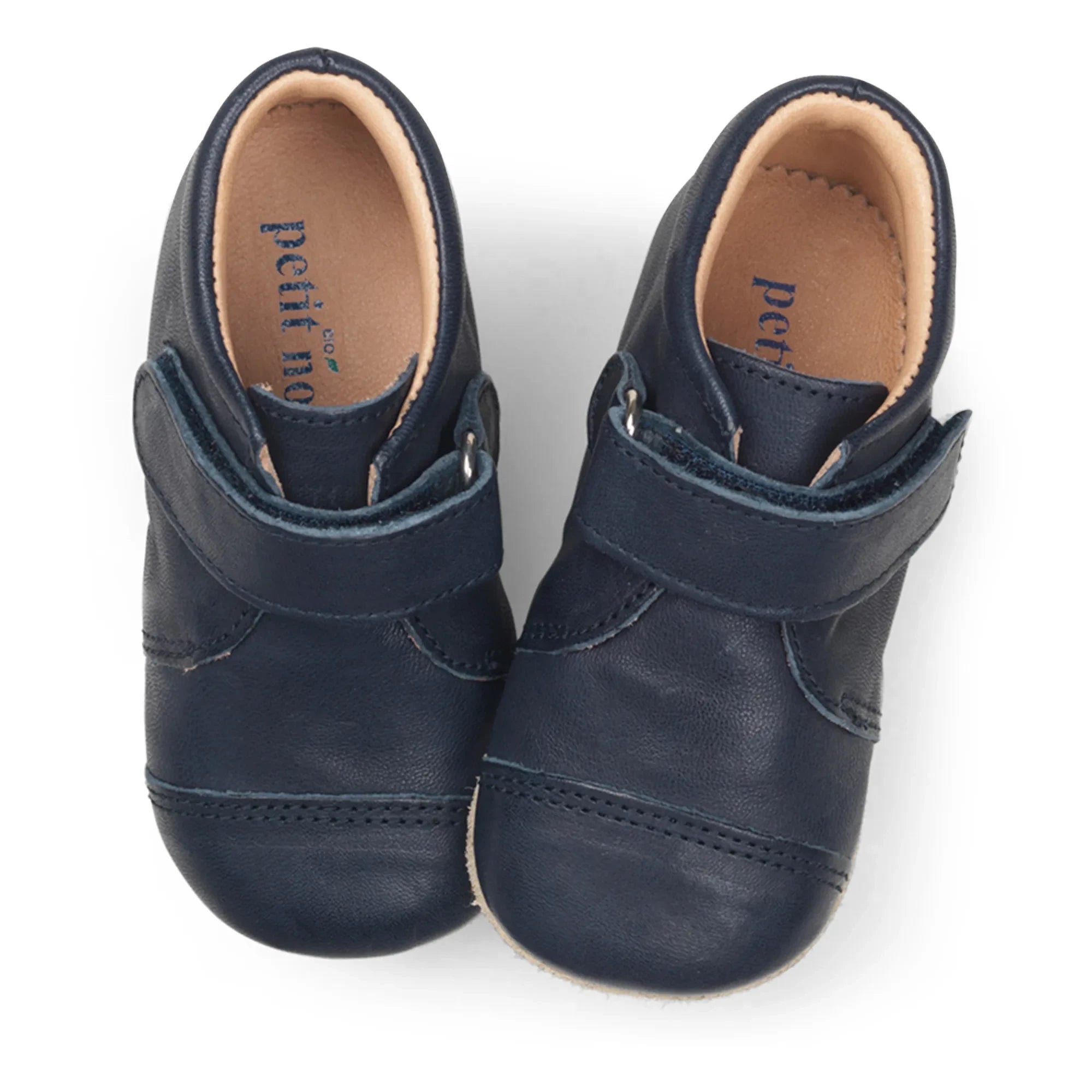 Petit Nord - Velcro Boots | Navy Blue