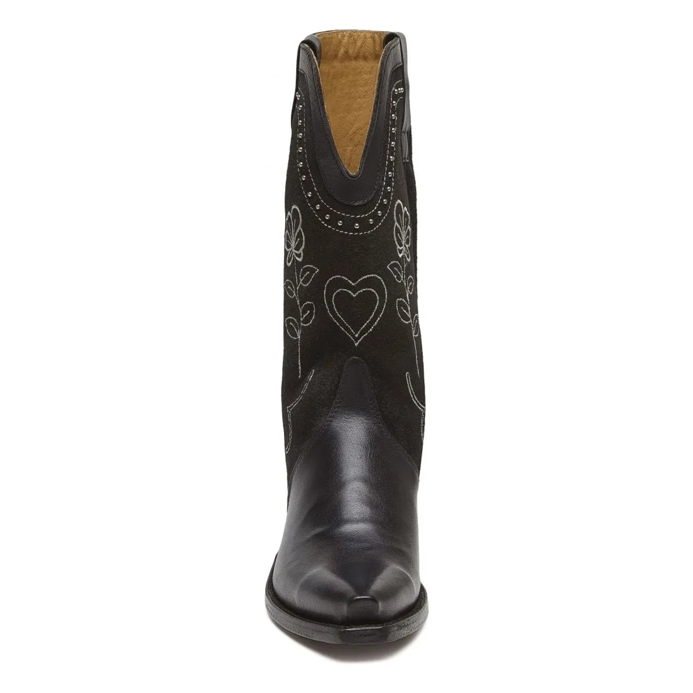 Bootstock - Santiags Haily Süet Zımbalar | Siyah