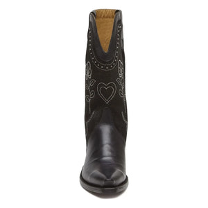Bootstock - Santiags Haily Süet Zımbalar | Siyah