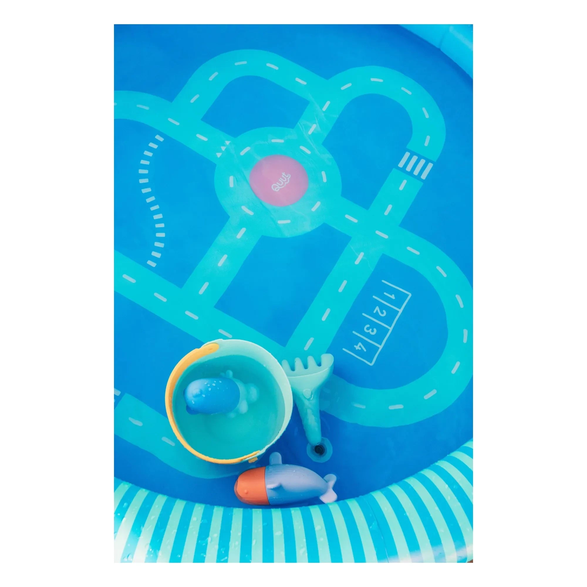 Quut - Dippy aufblasbares Becken | Blau