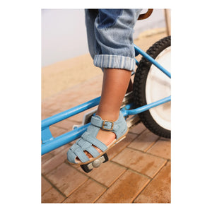 Lazare - Ernest Süet sandaletler | Denim mavi
