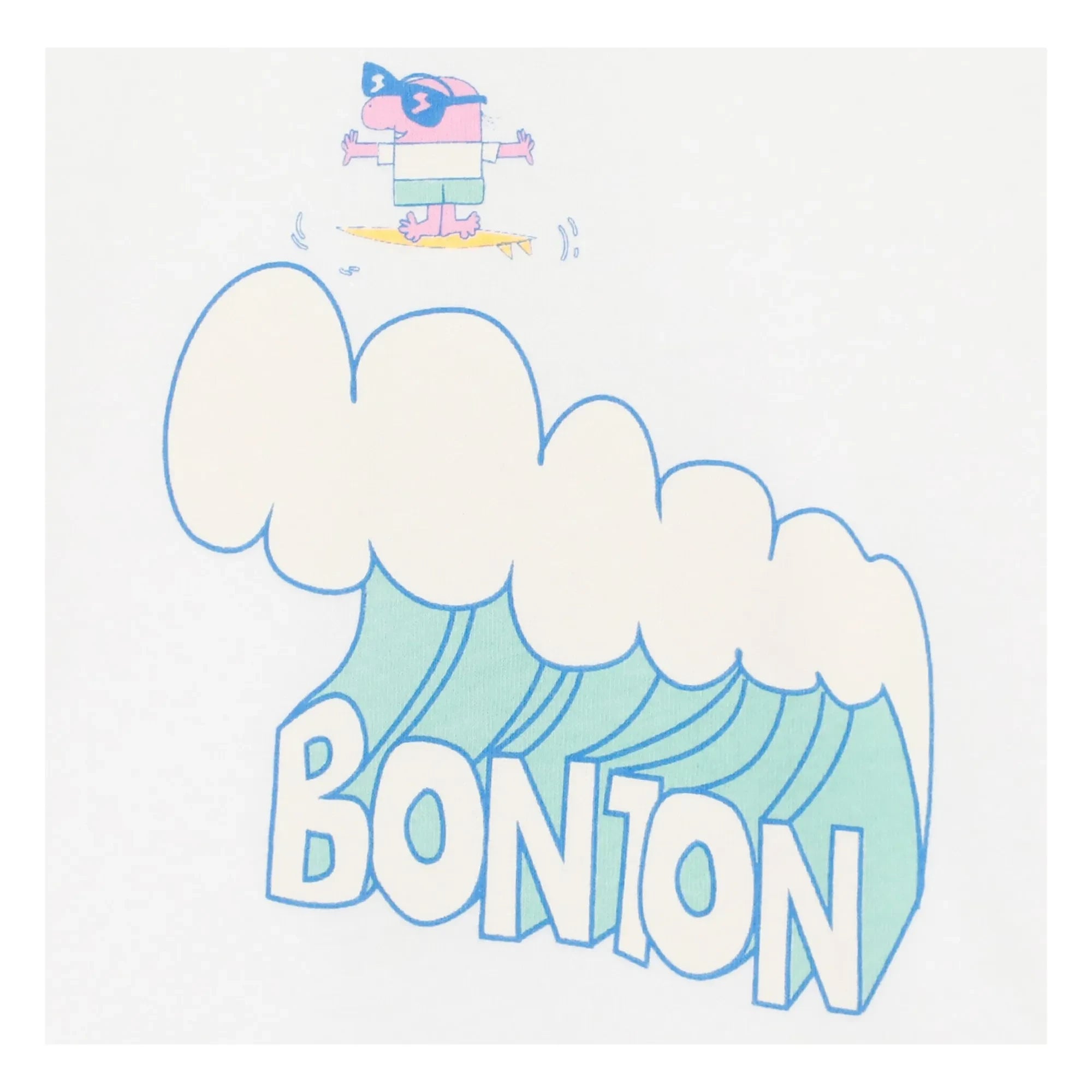 Bonton - Tuba Wave Tişört | Ekru