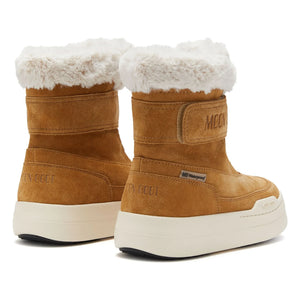 Moon Boot - Moon Boot JR Park Strap Suede Boots | Camel