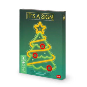 Legami - Noel Tree Noel LED Neon Sign - It's a Sign