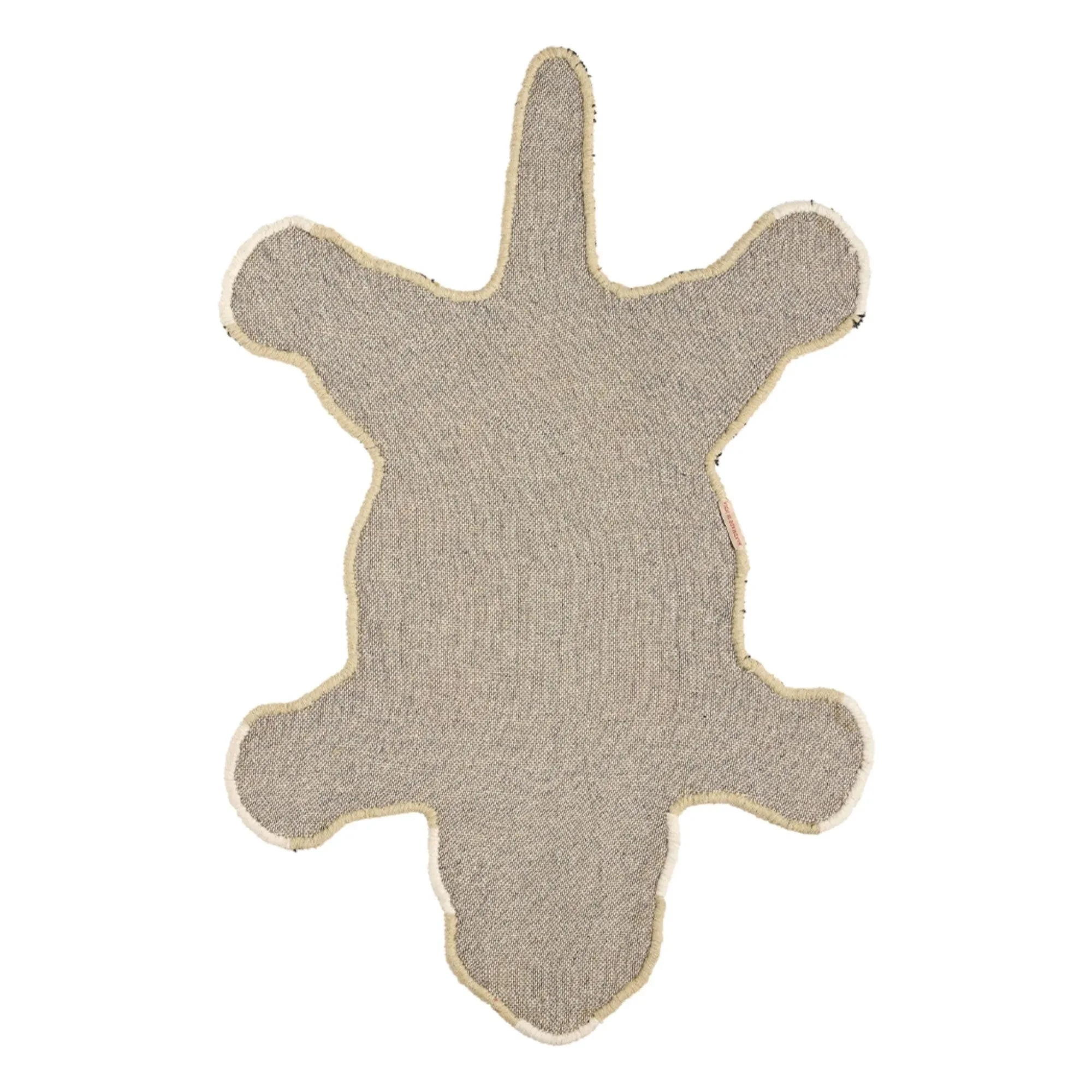 Doing Goods - Teppich mit Leopardenmuster und Blumen | Beige