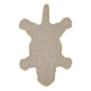 Doing Goods - Teppich mit Leopardenmuster und Blumen | Beige