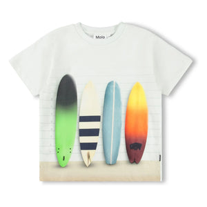 Molo - Riley Tişört Surfboards Organik Pamuk | Açık Mavi