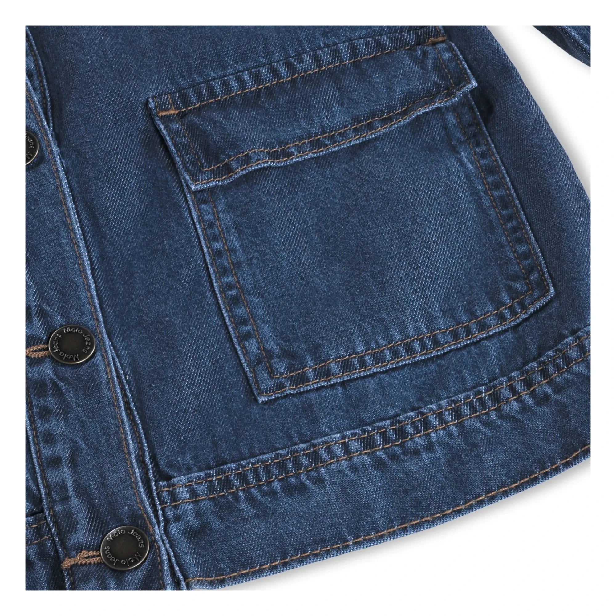 Molo - Helena Denim Ceket | Mavi