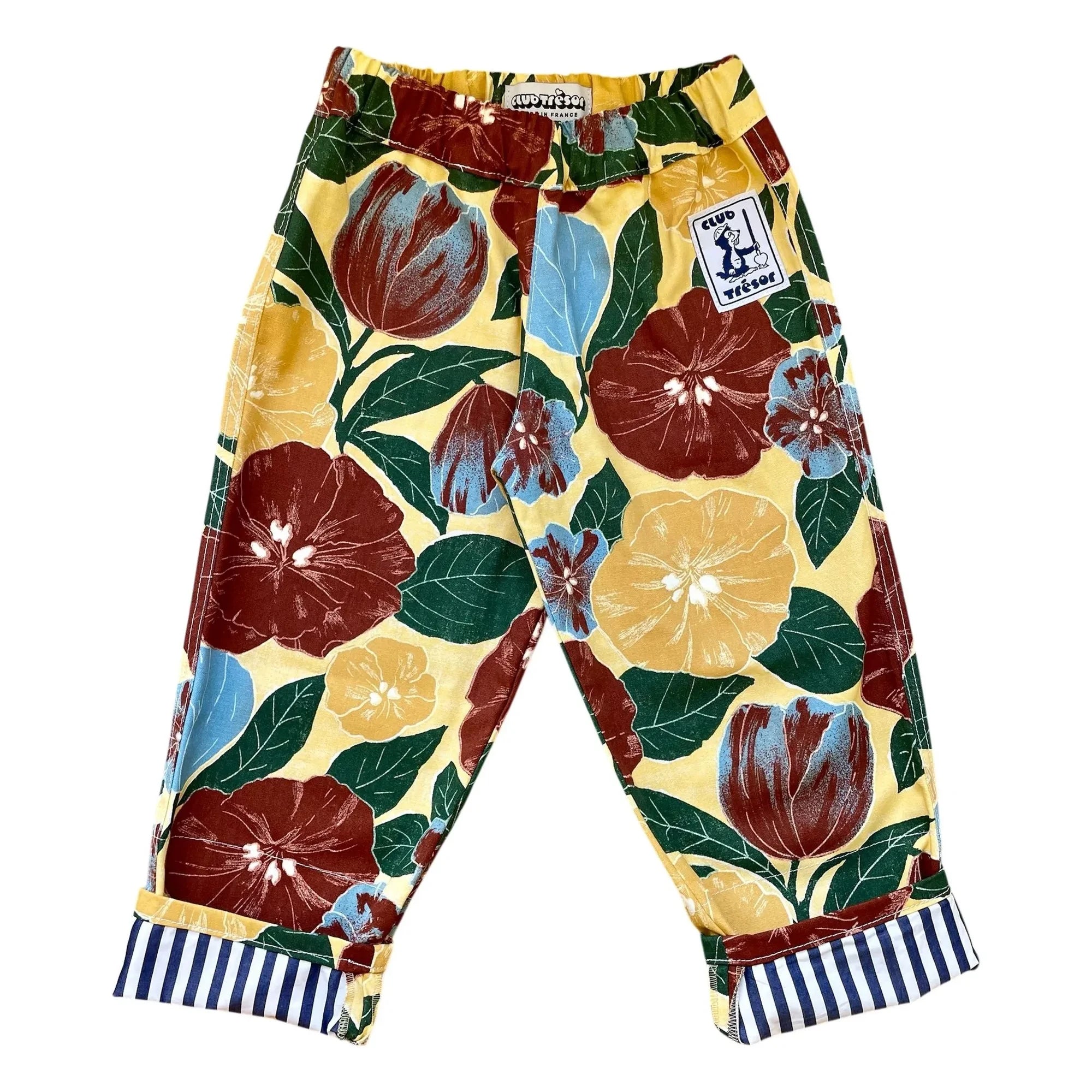 Club Trésor - Tulum Popeline pantolon | Sarı