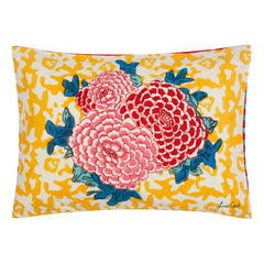 Lisa Corti - Arabesque Corolla Pillowcase | Yellow